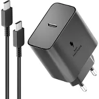 KALANKA -Chargeur 45W Super Charge Rapide pour Samsung Galaxy S25,S24+,S24 Ultra,S23+,S23 Ultra, S22,S21,Note20,A54,A53,Z Fold5,Flip5,Fold4,Tab S8 Ultra,Prise Secteur USB C Adapteur avec 2m Câble USB