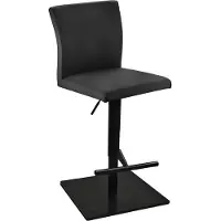 NABER Canapé KM, structure noire mate, forme rectangulaire, revêtement gris foncé