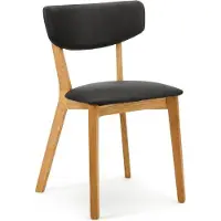 Naber GmbH (Tablon) Noble chaise design de salle à manger Lea 1 structure en bois simili-cuir