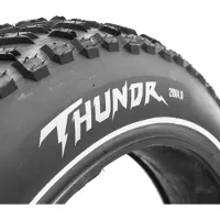 Deli Tire DELIUM SA-312 20x4.0 BK REFL Pneu pour vélo électrique Thundr