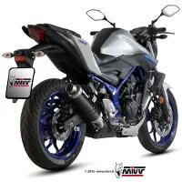 MIVV Gp Yamaha Mt-03 16-25 Y.055.l2s Homologated Slip On Muffler Argenté Homologated
