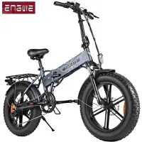 KUKIRIN Ep-2 Boost - Vélo Électrique Pliable 20" - Batterie Amovible 48v 13ah - Autonomie 100km - Shimano 7 Vitesses - Fatbike - Gris