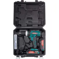 Nac Visseuse sans fil Visseuse sans fil 20V, 2 vitesses, light LED, étapes de par 25 + 1, 35 Nm, Li-Ion, incl. 2x batteries de 2.0Ah, set de forets et vis