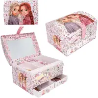 TOPModel Cowgirl Travel Jewelry Box Rose Enfants