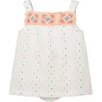 Boboli 153021 Sleeveless Dress Blanc 6 Months Fille