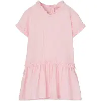 Boboli 713078 Short Sleeve Dress Rose 18 Months Fille