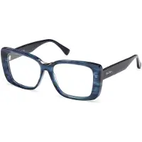 Max mara Lunettes de Vue MM5208 53/15/140 Blue/horn Front acetate WOMAN MM5208
