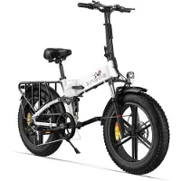 KUKIRIN Engine X - Vélo Électrique - Moteur 250w - Batterie 48v 13ah - Autonomie 50km - Max25km/H - Roues 20" - Blanc