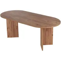 Hannah Home Table à manger en bois "Sabella" 200 x 90 x 75 cm - Pin atlantique