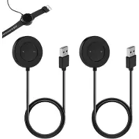 KALANKA -2 Pack Câble de Magnétique Chargeur Compatible Avec Huawei Watch GT/2/2E et Honor Watch Magic/Dream, Compatible Chargeur Montre Huawei USB A, 2 Broches Accessoire de Charge Rapide, Usage Quot