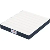 DEWINNER Matelas à ressorts 140 x 190 cm - Épaisseur 22 cm, blanc