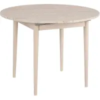 Hannah Home Table à manger extensible en bois "Viona" 100 x 100 x 75 cm - Travertin