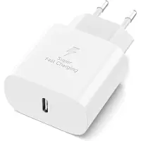 No Brand MEVRONISSHOP-Prise de Chargeur Rapide USB C 25W pour Samsung Galaxy S25 S24 S23 S22 S21 Ultra 5g S20 Ultra S20 S20+ S10 A06 A05 A04 A16 A15 A25 A35 A55 A54 5G A52 A51 A32 A31 Bloc de Charge Rapide US