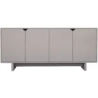 Hannah Home Buffet en bois « Oz » - 180 x 40 x 81 cm - Beige