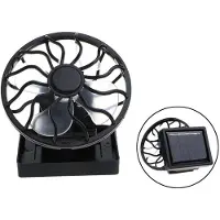Generique Ventilateur Portable à clipser avec panneau solaire, pour voyage, Camping, pêche, livraison directe