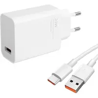 No Brand MEVRONISSHOP-Chargeur Rapide 33W avec Câble USB-C 2 M, Chargeur Turbo pour Xiaomi Redmi Note 13/12/11 Pro/11s/10/12 Pro/13 Pro, Xiao-mi 14/12/10T/11 Lite/10 Lite, POCO X6/X3/F3/X5/M5/F2 Pro