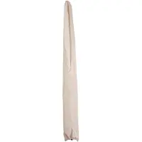 Décoshop26 Housse De Protection Pour Demi-Parasol Ø 3 M Avec Cordon De Serrage Crème 04_0007046