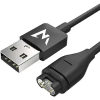 No Brand MEVRONISSHOP-Wonder Full Power ¿ Câble de Charge USB Compatible Garmin F¿nix, Forerunner, Vívoactive, Vívomove ¿ 1 mètre ¿ Charge et Sync ¿ Montres 6X, 7X, 5 Plus, 945, S60, Tactix, etc.