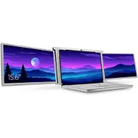 MISURA Écran portable double de 15,6 pouces, compatible avec les ordinateurs portables via USB-C - 3M1506S1
