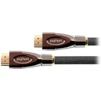 Alcasa electronik PYTHON - Câble HDMI avec Ethernet - HDMI mâle pour HDMI mâle - 10 m - triple blindage - noir - actif, support 4K