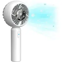 Generique Ventilateur Portable de refroidissement Portable petit ventilateur personnel de refroidissement électrique pour les voyages à l'extérieur en intérieur blanc