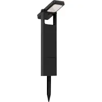 Immax Éclairage LED solaire d'extérieur à piquer SUN SLANT, IP44, 4000 K, noir