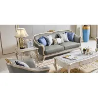 AEA Canapé en cuir Canapé 3 2 places Set Garniture Polstersofa Couch Designersofa