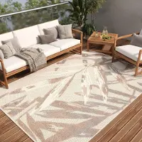 Tapiso Tapis PATIO Outdoor – Tapis pour balcons et terrasses, résistant aux intempéries et facile d'entretien, 80 x 150 cm
