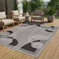 Tapiso Tapis en sisal MELISSA, pour l'intérieur et l'extérieur, Oeko-Tex, 80 x 150 cm