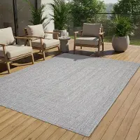 Tapiso Tapis en sisal MELISSA, pour l'intérieur et l'extérieur, OEKO-TEX, 60 x 200 cm
