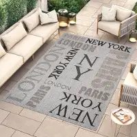 Tapiso Tapis en sisal MELISSA, tapis d'extérieur et d'intérieur, OEKO-TEX, 160 x 230 cm