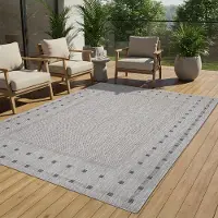 Tapiso Tapis en sisal MELISSA, pour l'intérieur et l'extérieur, OEKO-TEX, 60 x 100 cm