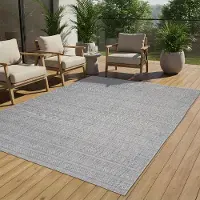Tapiso Tapis en sisal MELISSA, pour l'intérieur et l'extérieur, OEKO-TEX, 200 x 290 cm