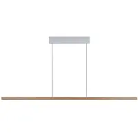 Immax MADEIRA, lampe linéaire en bois de tilleul, 157 cm, à intensité variable avec capteur
