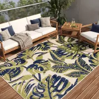 Tapiso Tapis PATIO Outdoor – Tapis pour balcons et terrasses, résistant aux intempéries et facile d'entretien, 160 x 220 cm
