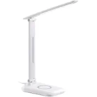 Immax Lampe de table LED LUMI avec recharge sans fil Qi, blanche