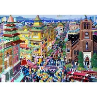 Alipson Puzzle Puzzle San Francisco - China Town - 1000 pièces