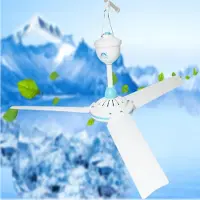 Generique Ventilateur de plafond électrique silencieux, 12V DC, basse tension, pour salle à manger, salon, maison, lit, dortoir, livraison rapide