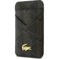 Lacoste Hommes, Portefeuille, Card Wallet PVC Blend MagSafe brown, Marron