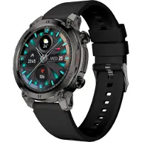 Nilox NXSWTRAILROUND smartwatche et montre de sport 3,53 cm (1.39") Numérique 360 x 360 pixels Écran tactile Noir