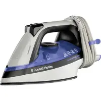 Russell Hobbs Fer à repasser à vapeur Wrap & Clip (26730-56), Couleur:Violet/Gris/Blanc