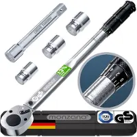 Deuba Clé dynamométrique 1/2" 40-210Nm 3 embouts et boîte"