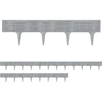 Deuba Bordure de jardin grise 11,7m