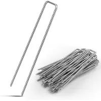Gardebruk Piquets de fixation - Lot de 50 - Acier Ø2,7mm