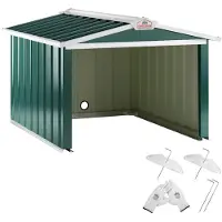 Gardebruk Garage robot tondeuse Vert métal 86x100x63cm
