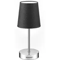 Monzana Lampe de chevet avec abat-jour anthracite