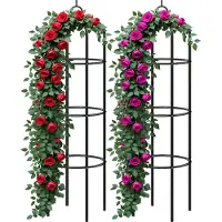 Gardebruk 2x Colonne rosiers et plantes 200x40cm