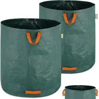 Gardebruk 2x Sac de déchets verts jardin 500L
