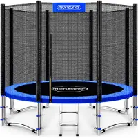 Monzana Trampoline Ø 305cm avec filet de sécurité et échelle offerts