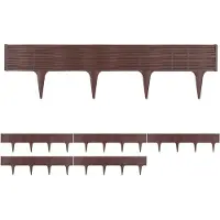 Deuba Bordure de jardin brun 11,7m rebord de jardin